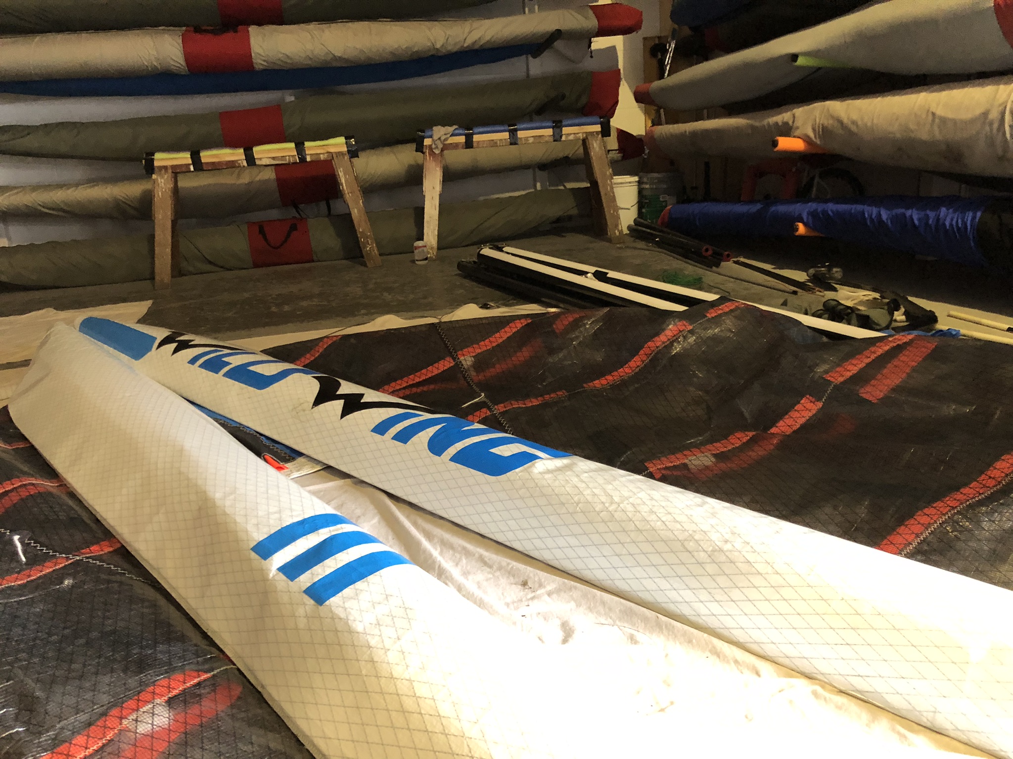 Busted Keel Hang glider inspections, repair and maintenance